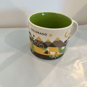 Starbucks Coffee Tea Colorado You Are Here Collection 14oz Mug Cup New 2015
